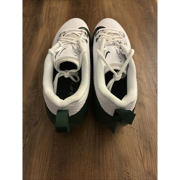 Nike Vapor Edge Speed 360 2 White Green Men Size 10 Football Cleats FQ4045-101 - Picture 4 of 6